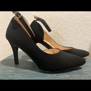 Black Ankle Strap Heels